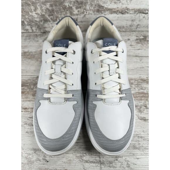 Women's Cole Haan Grand Crosscourt Modern Tennis Sneaker White/Gray Sz 9B - Picture 4 of 9